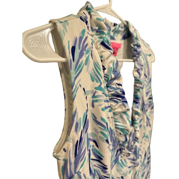 Lilly Pulitzer Tisbury Shift Resort Flock Together White Mini Dress , Size XS... - Picture 4 of 7